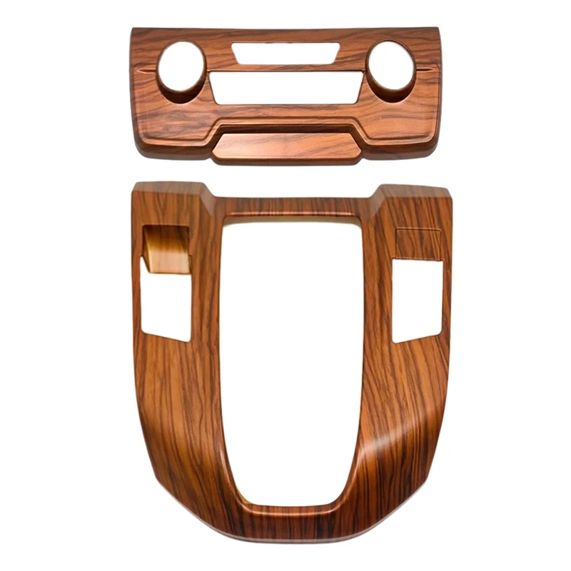 

Car Peach Wood Grain Gear Panel Cover and Center Console CD Panel Cover Trim for Honda CR-V CRV 2017 2018 2019 2020 2021