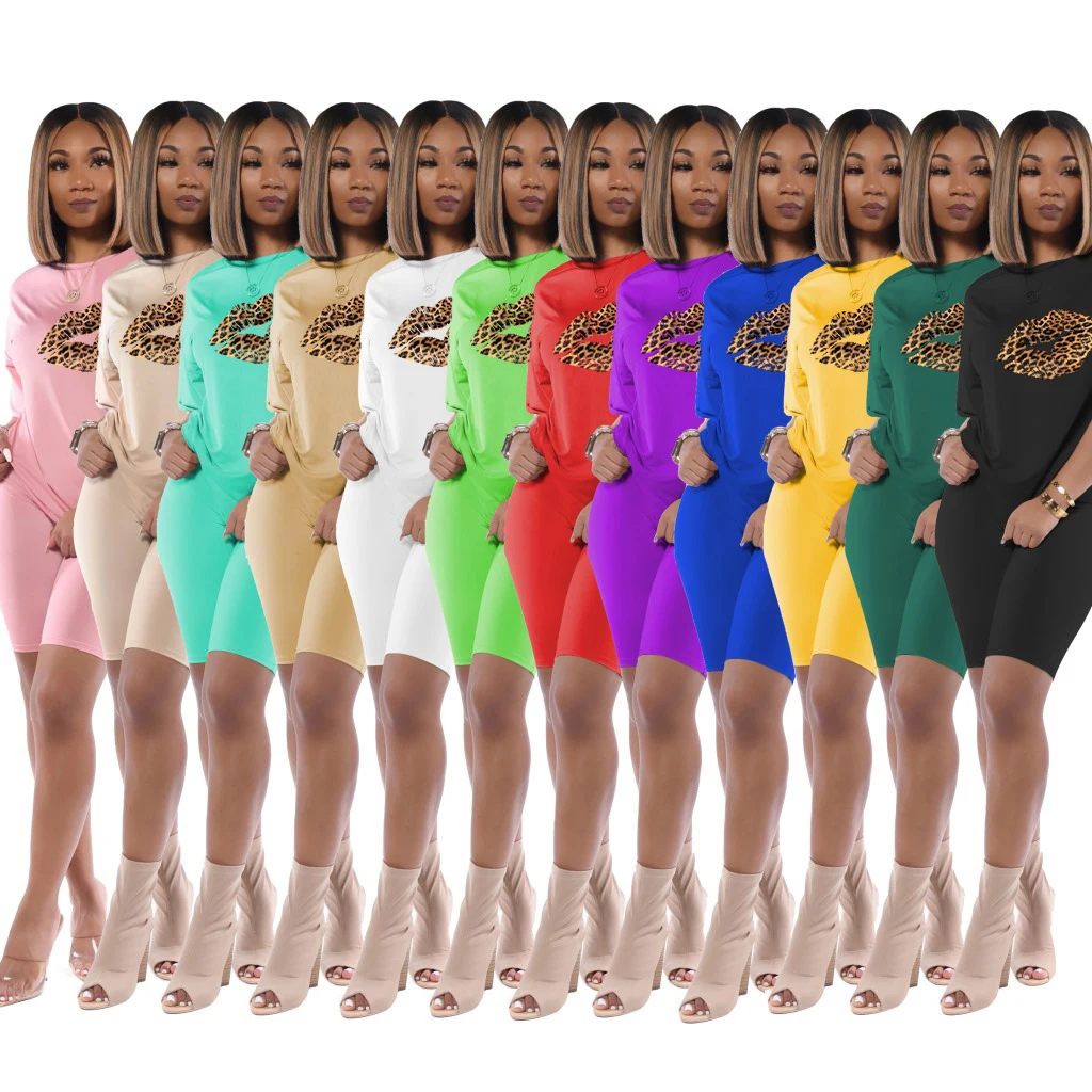 

Casual Solid Neon Playsuit Short Sleeve Jumpsuit Women Romper Female Overalls Sporty Clothing Plus Size 2022New