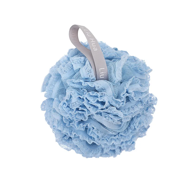 

Большой 50 г Высококачественный кружевной мягкий мяч для ванны с цветами прочный массажный кружевной мяч для ванны