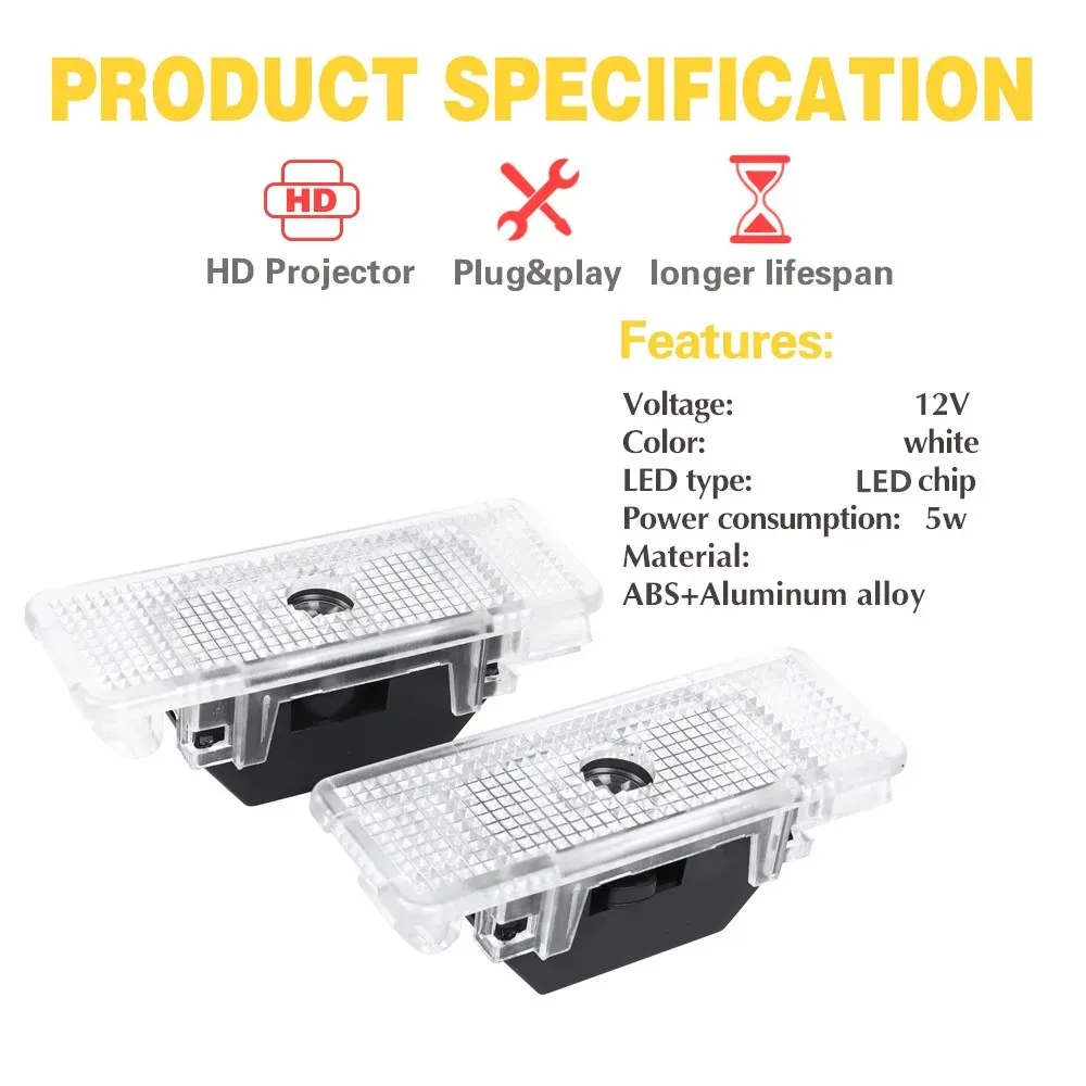 Аксессуары для декоративной лампы автомобильной двери аксессуары BMW E39 540i 530i 525i