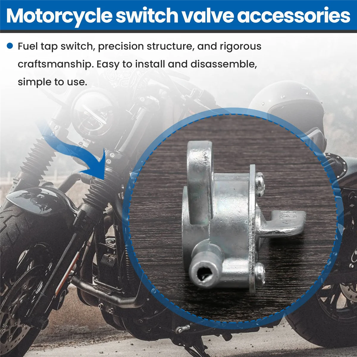 1/4 дюймовый встроенный топливный бак для масла бензобака фильтр переключатель