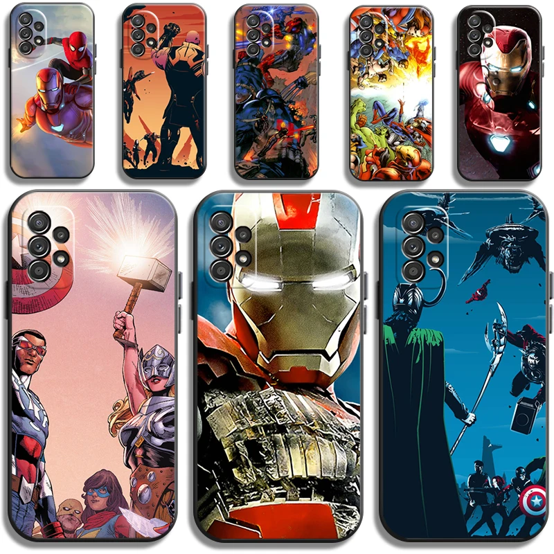 

Marvel Iron Man Phone Cases For Samsung Galaxy A22 5G A31 A72 A52 A71 A51 5G A42 5G A20 A21 A22 4G A22 5G A20 A32 5G A11