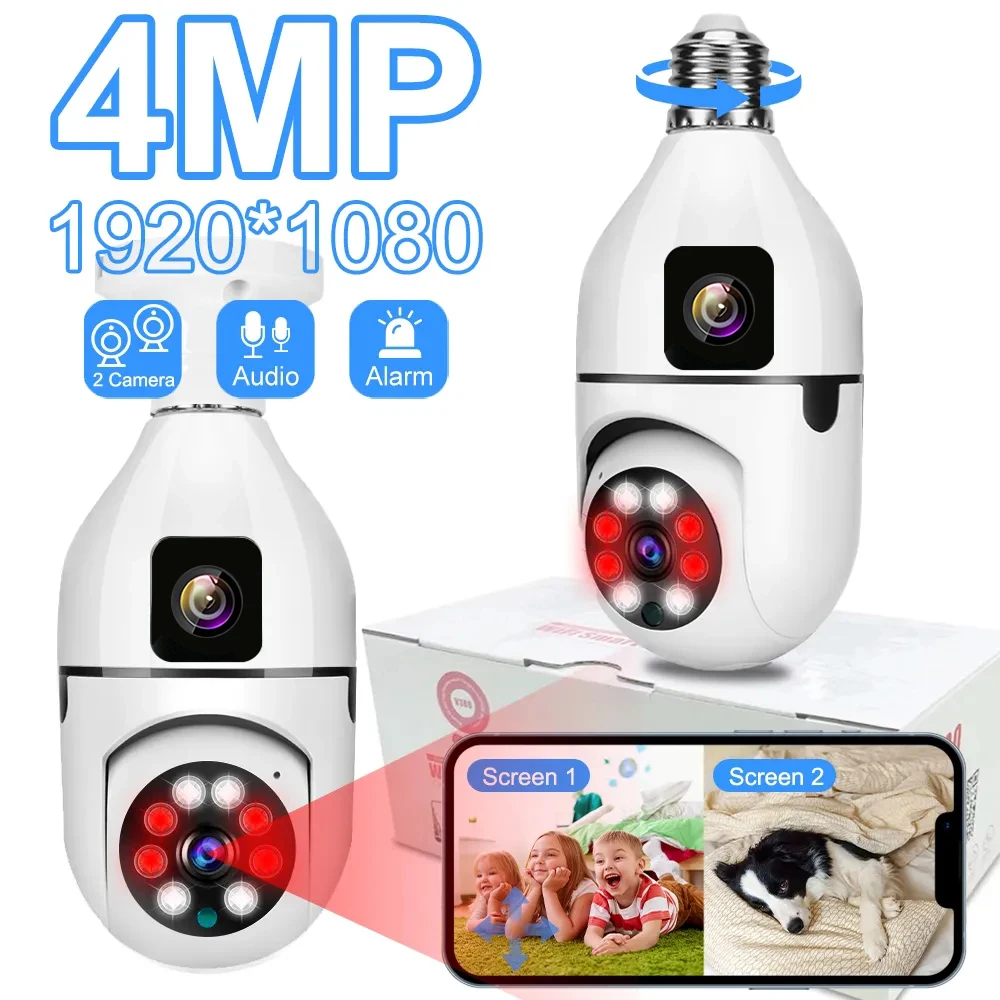 IP-камера видеонаблюдения с двумя объективами