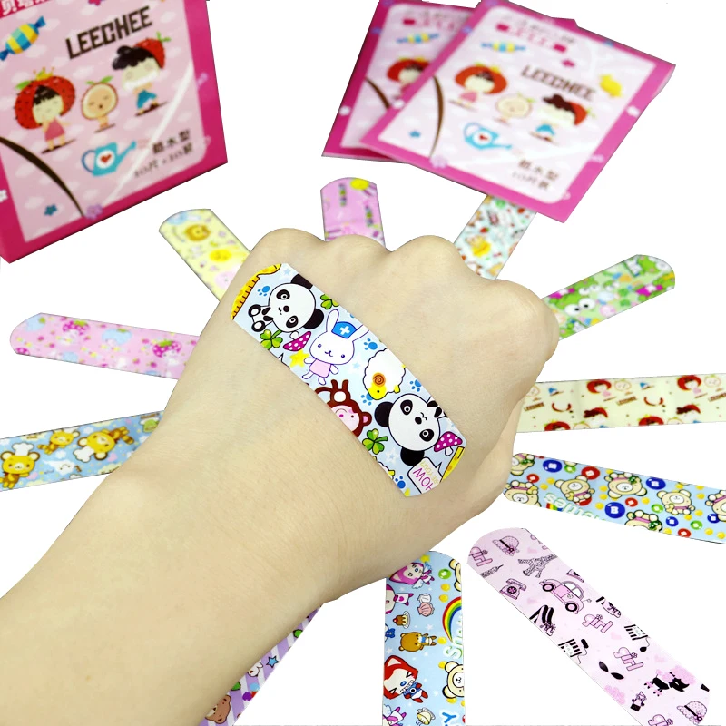 

120PCs Cute Cartoon Children Band Aid Waterproof Breathable Adhesive Bandages First Aid Emergency Stickers for Kids