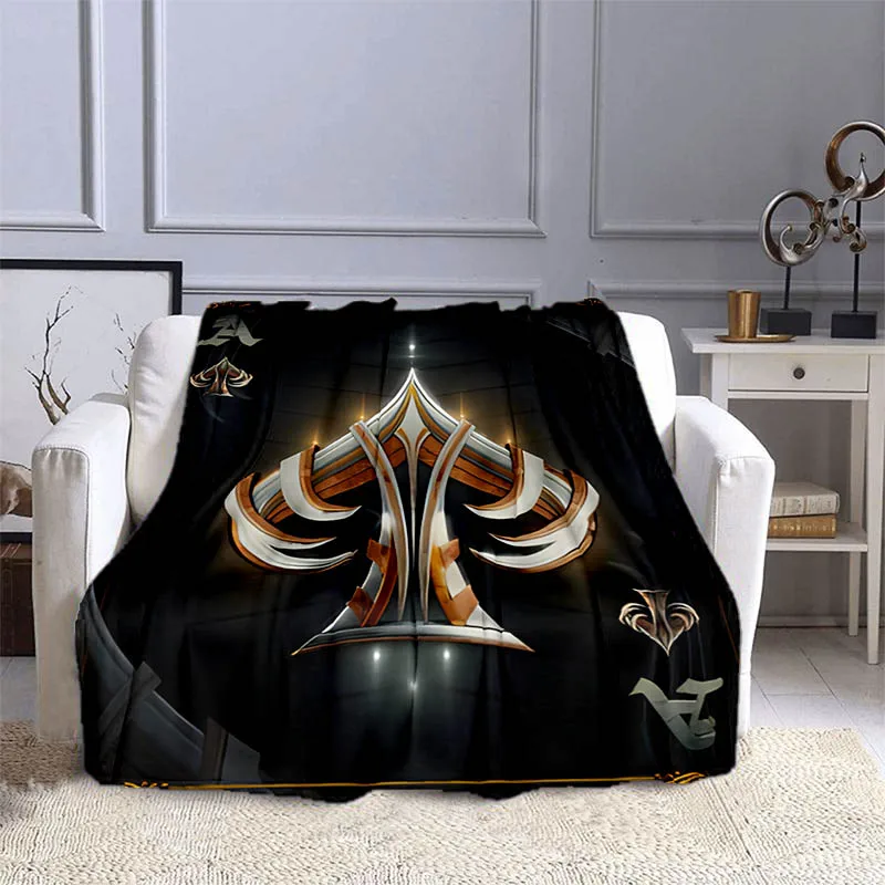 

Playing Card Printing Blanket Children Warm Blanket Flannel Soft and Comfortable Blanket Home Travel Blanket Birthday Gift