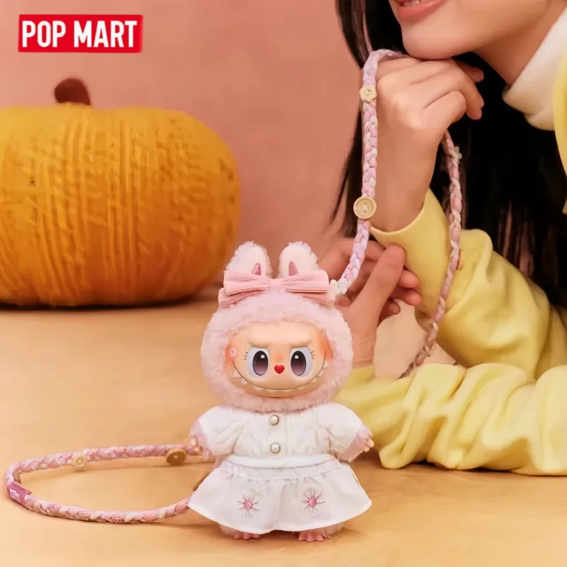 Фото POPMART Original The Monster Labubu 38 см Mokoko Angel Crying Again слепая коробка куклы игрушки оригинальные Labubu V1 V2 игрушки подарки на день рождения №1