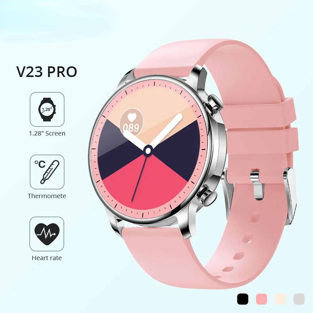 

XIAOMI V23 Pro Women Temperature Smart Watch Full Touch Physical Activity Monitoring Band IP67 Waterproof Blood Pressure Men