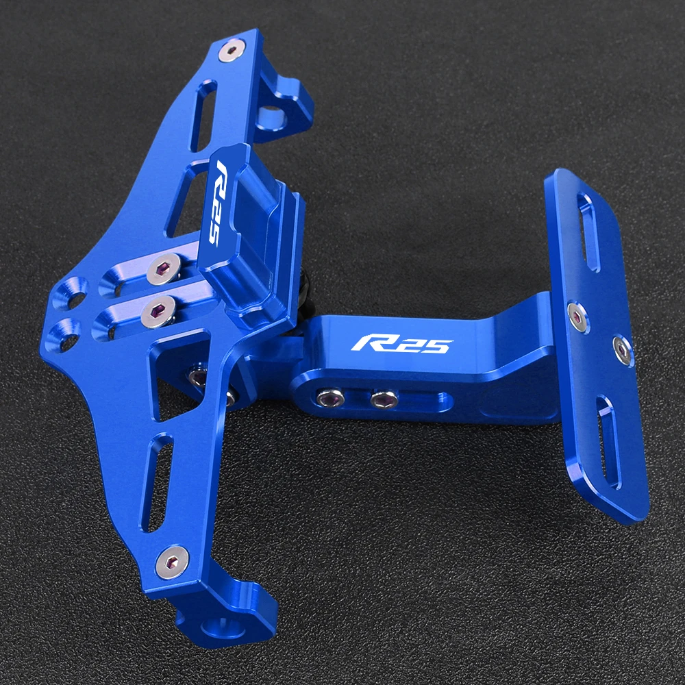 

FOR YAMAHA R25 YZFR25 YZF R25 2015 2016 2017-2023 Moto Rear License Plate Mount Holder and Turn Signal Lights LED License Frame
