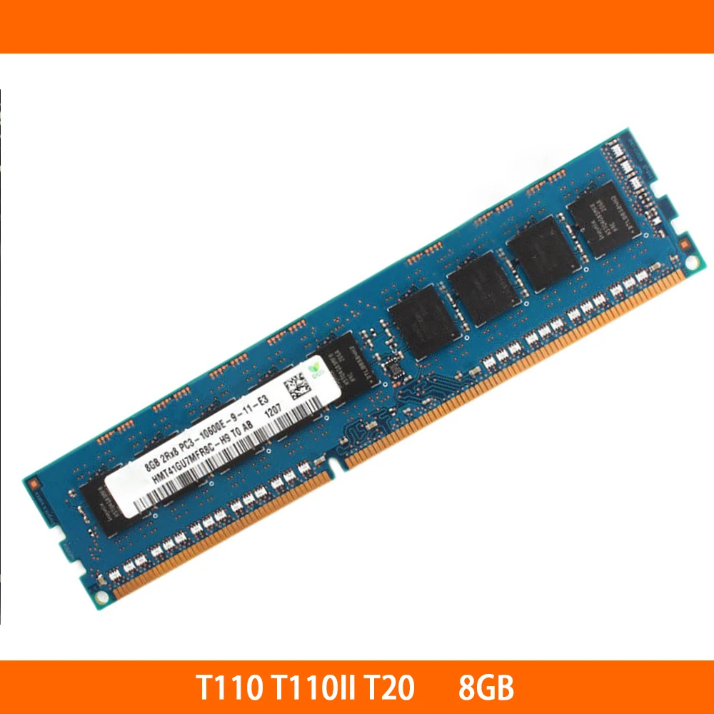 T110 T110II T20 8GB 8G For DELL DDR3 1333 ECC RAM High Quality Fast Ship