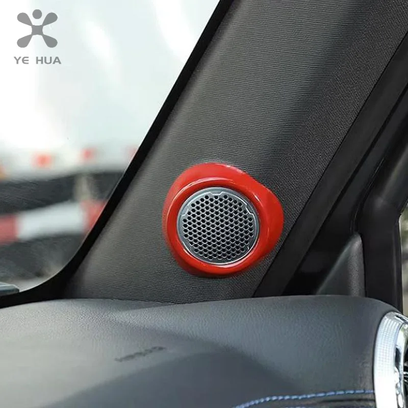 

For Baic BJ40 Plus Ickx K2 2021-2022 Horn Decorative Ring Sticker Interior Replacement Parts Stickers on