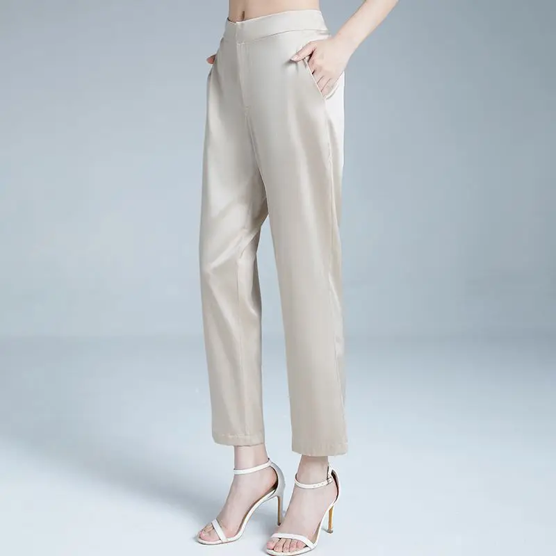 

Брюки-султанки женские из шелка тутового шелкопряда, 19 мм, 23E068