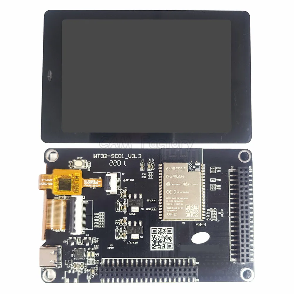 10 1-дюймовый WT32-SC01 ESP32 ЖК-экран модуль дисплея 3 5*320 емкостный встроенный Bluetooth Wifi 4
