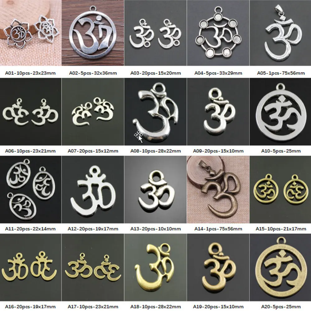 

New Arrival Om Character Charms For Jewelry Making Gifts For Women