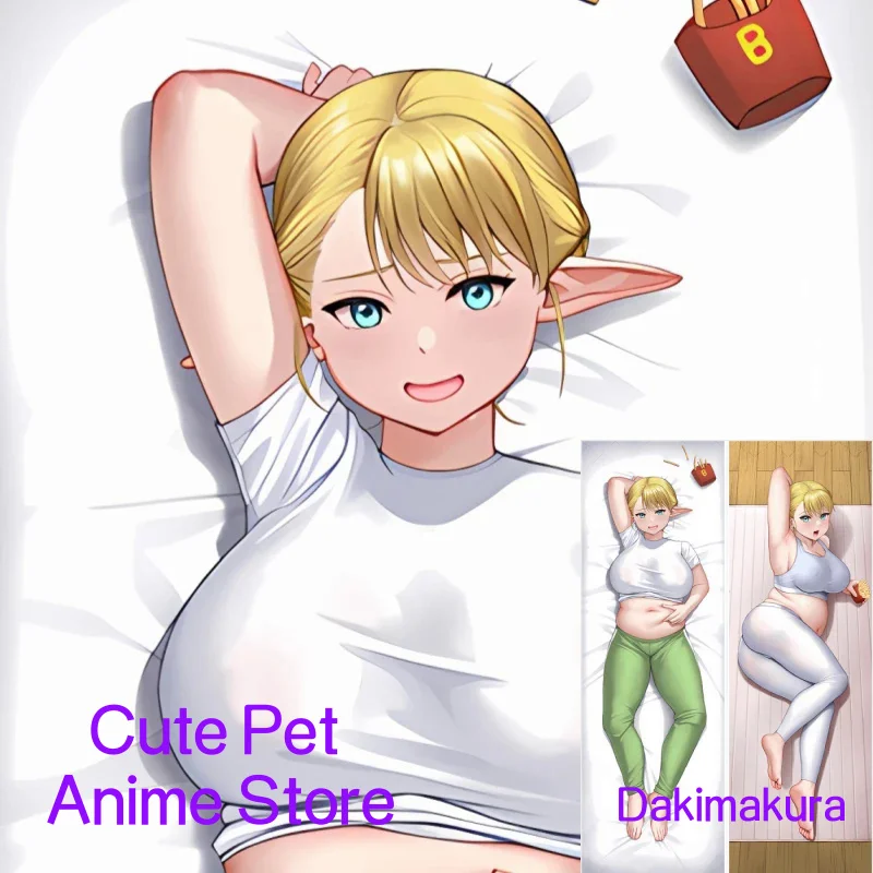 Наволочка в стиле аниме Dakimakura Elf-san wa Yaserarenai двухсторонняя наволочка с принтом