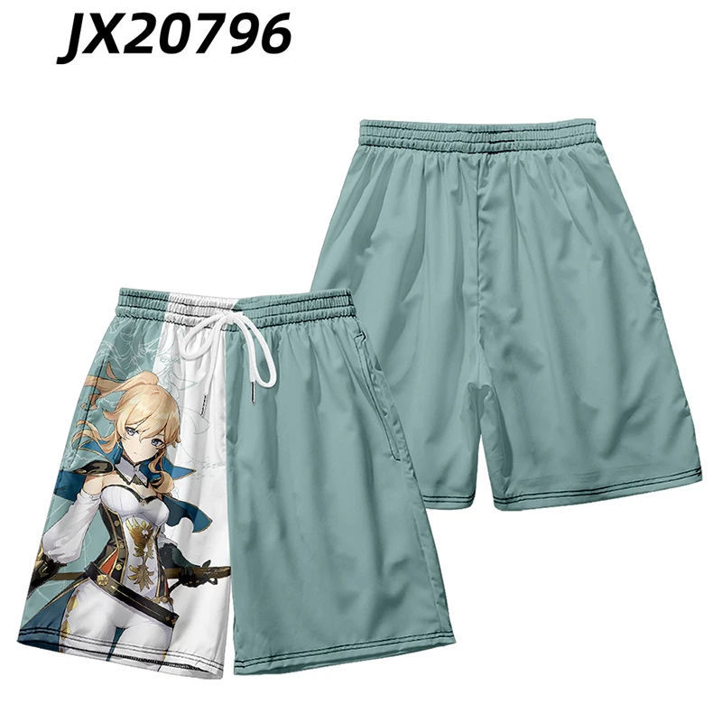 Футболка Genshin Impact Jean Gunnhildr с 3D принтом для женщин и мужчин летняя модная смешная