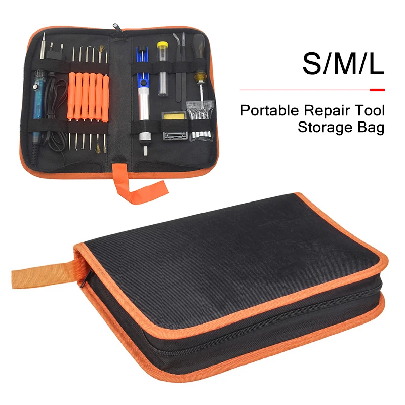 

Portable Heavy Repair Hardware Toolkit Storage Bag S/M/L Carrier Bag Oxford Fabric Handy Pouch Case Handbag Zip Repair Tool