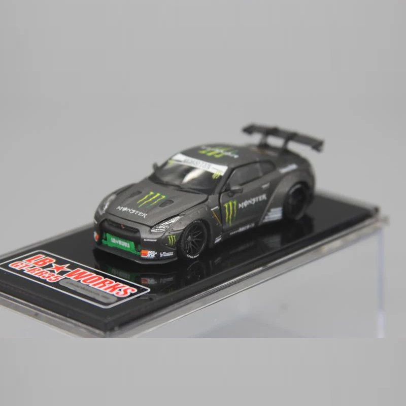

Oldtime1:64LB WORKS alloy full open R35 sports car model magic claw GTR Ares modified collection ornaments gift