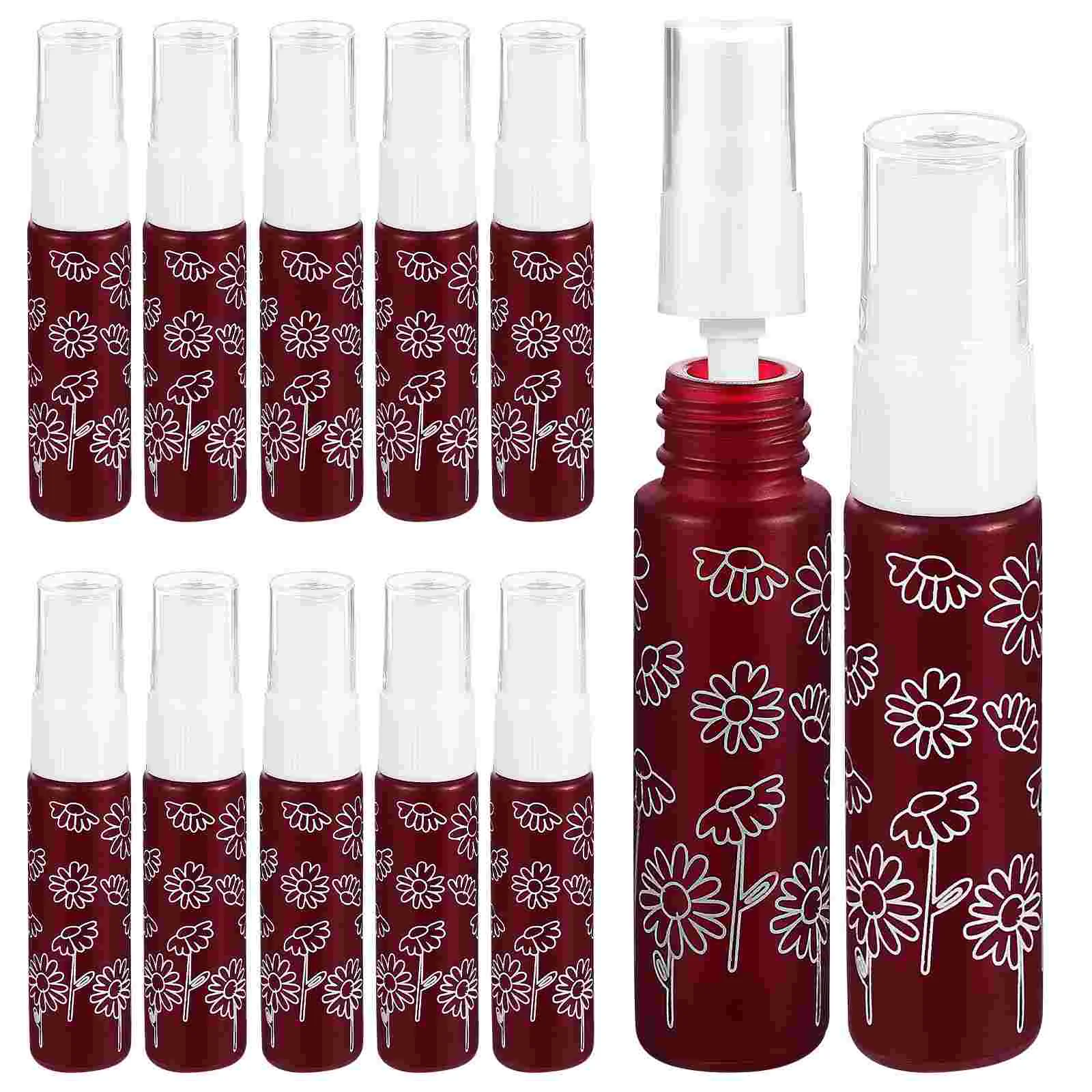 

12 Pcs Mini Empty Sprayer Spray Bottle Perfume Dispenser Travel Bottles Empty Glass Clear Small Sprayer Atomizer