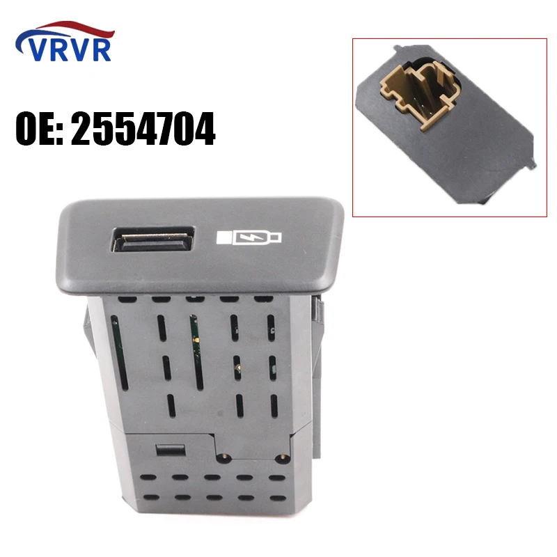 

2554704 вспомогательный аудиоразъем с входом AUX и USB-портом для серии Scania R