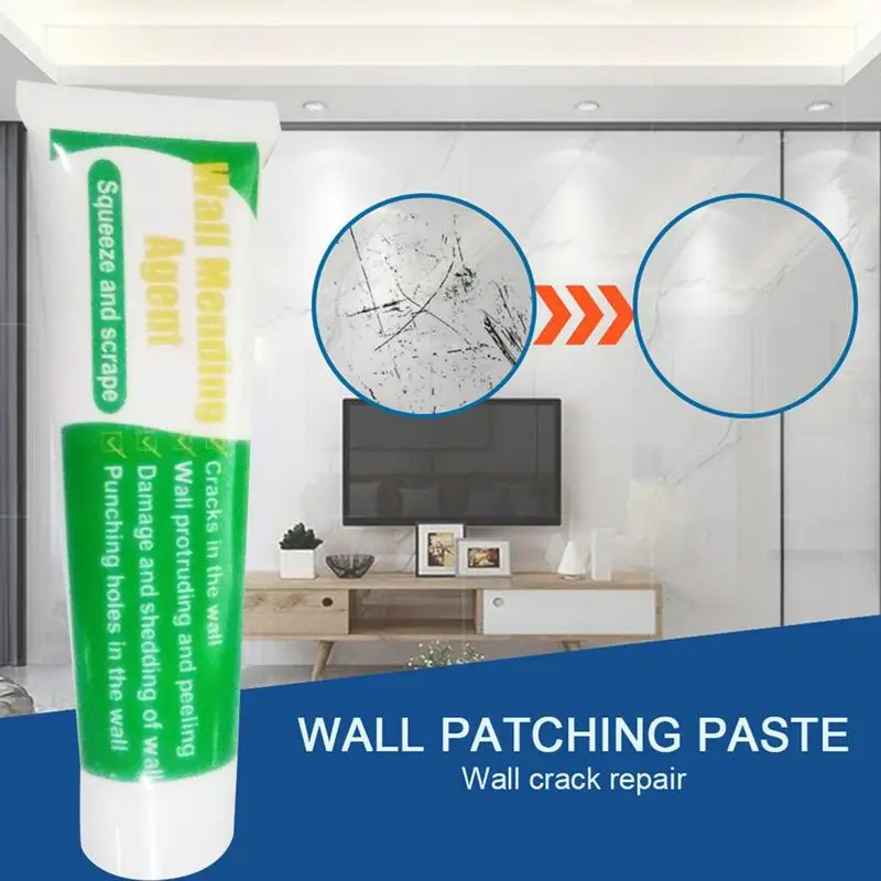 

Dry Wall Repair Kits Putty For Wall Holes Safe Spackle Wall Repair Kit With Scraper Plaster Scratch Wall Mending Agent Quick And