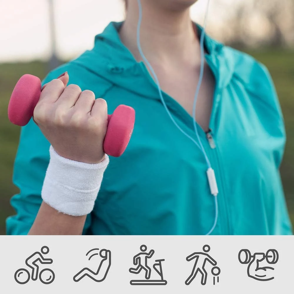 Uniwersalna opaska sportowa do biegania na siłownię i fitnessu z funkcjami odprowadzający wilgoć Wygodna ochrona ciśnienia