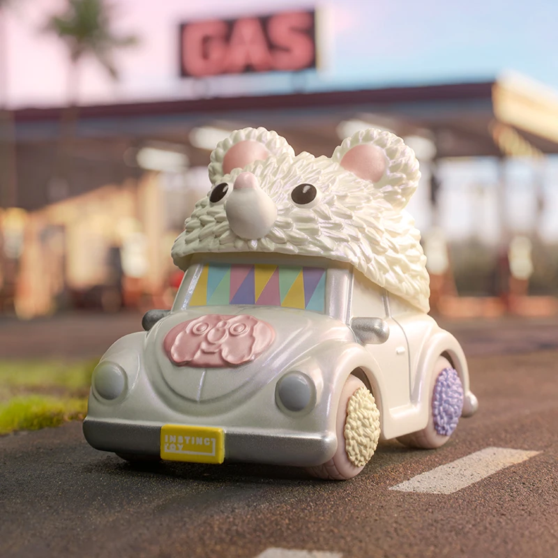 Фото POP MART POPCAR счастливые выходные серии глухая коробка Caja Ciega кавайная кукла экшн-фигурка игрушка модель загадочная коробка №2