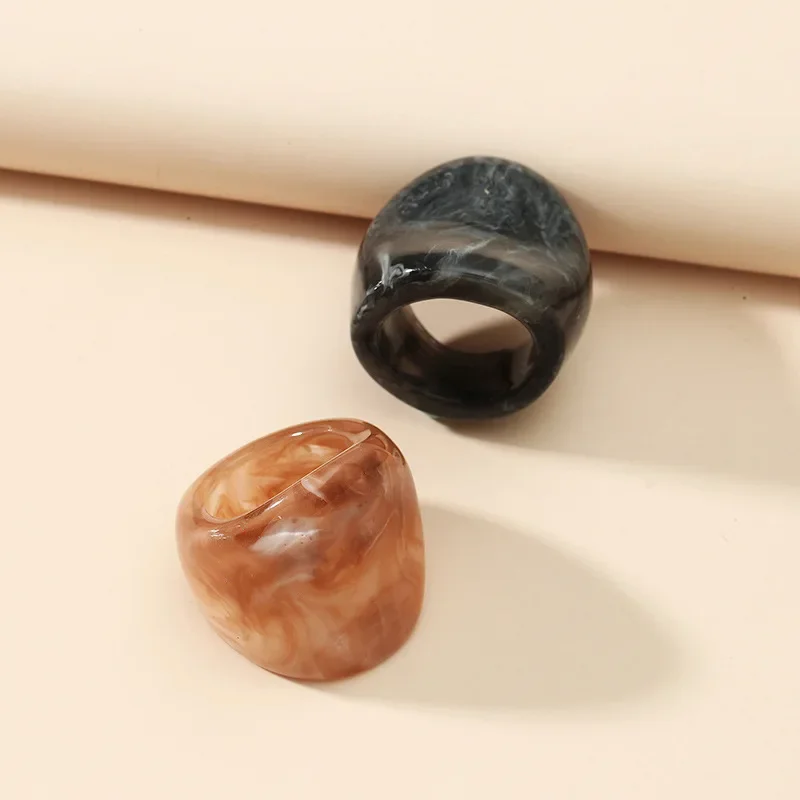 Винтажный Модный креативный штатив из двух частей кольцо Модные кольца с