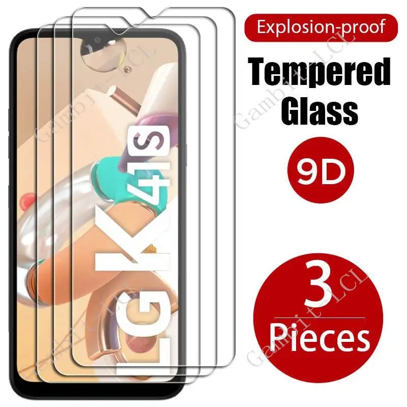 Закаленное стекло для LG K41S 6,55 дюйма LGK41S K41 S LMK410EMW, LM-K410EMW, LM-K410, 3 шт., защитная пленка для экрана
