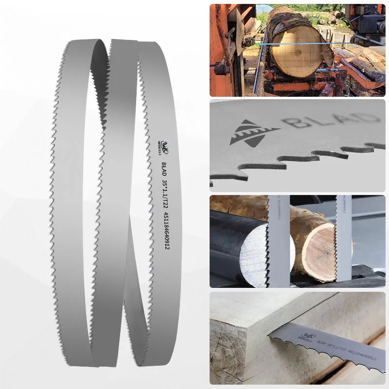 158 дюймов 4010*35*1 1 HSS биметаллические ленточные пилы лезвия для древесины