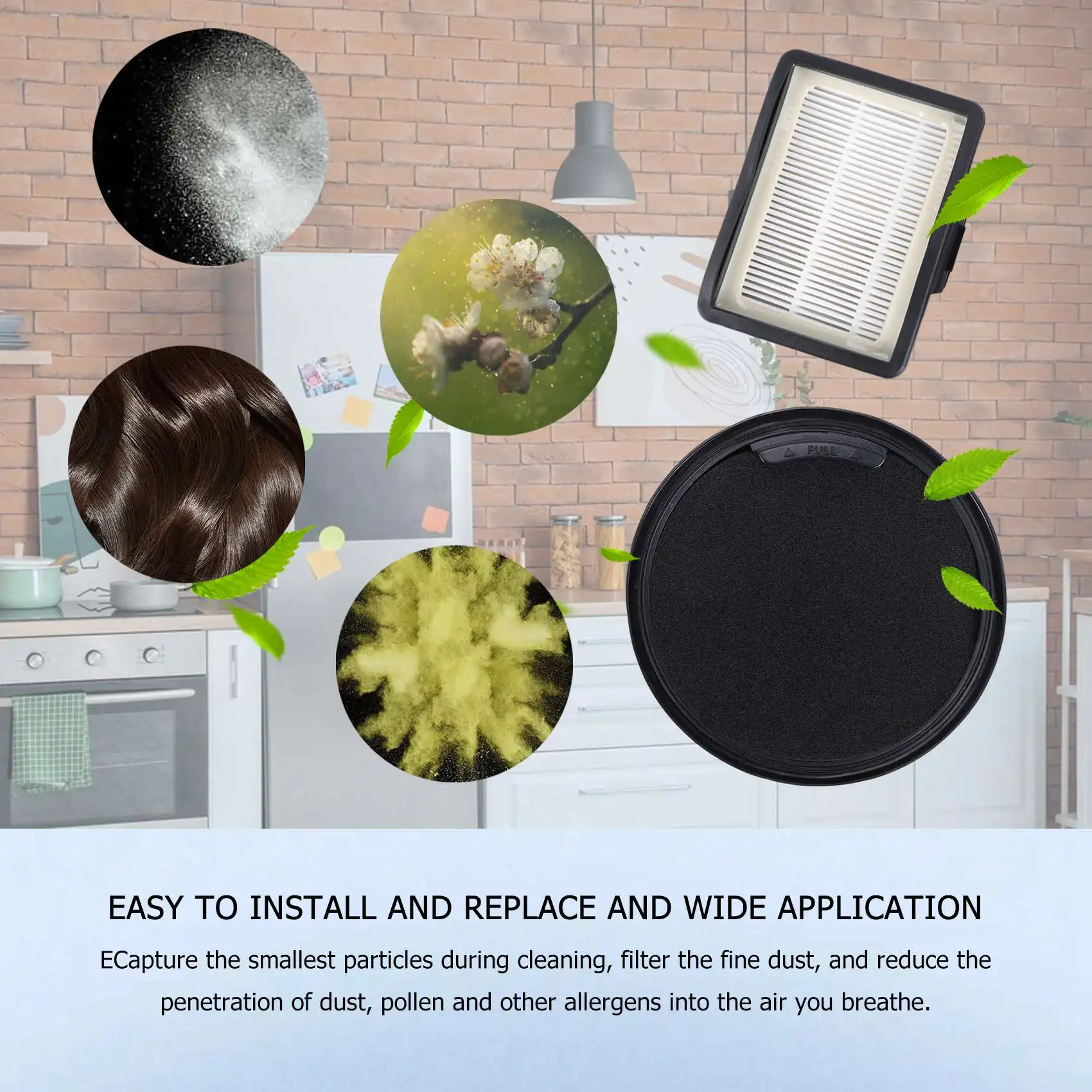 Сменные пакеты HEPA-фильтра для цилиндрического пылесоса VCS35B15KC-70 B071VNCNLF аксессуары