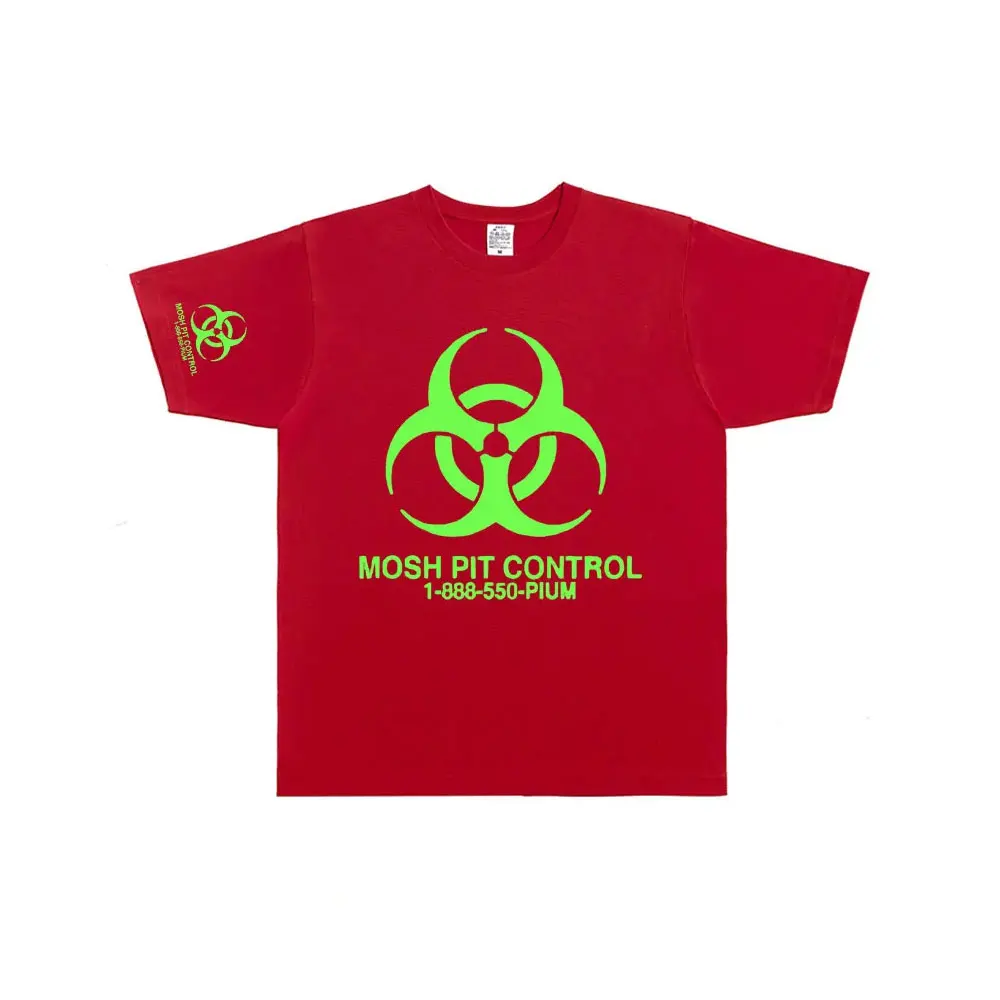 Фото Homixide Gang Mosh Pit Control футболка Playboi Carti Opium Merch футболка HXG футболки для мужчин и женщин хип-хоп большие хлопковые футболки №5
