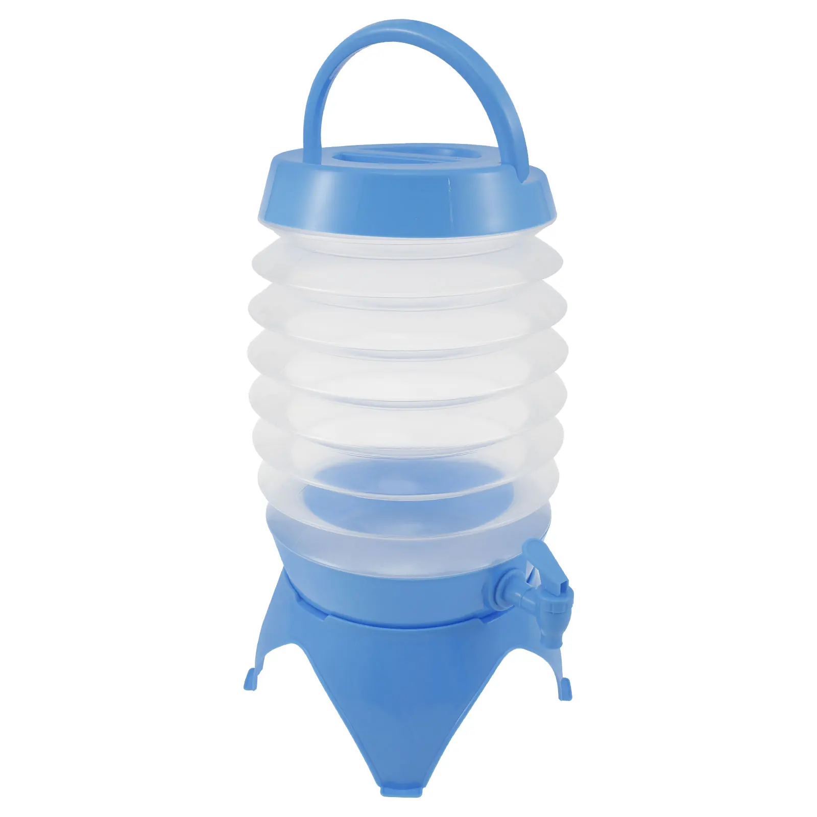Портативный Складной Пластиковый Диспенсер Для Воды 9 Л С Патрубком Напитков