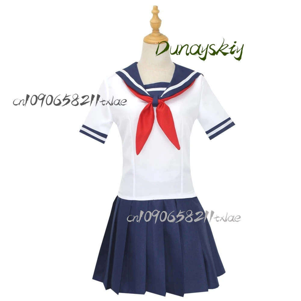 Фото Игра Yandere Simulator Ayano Aishi Ryoba Aishi Косплей Костюм Парик JK платье школьная форма летнее аниме Jirai Kei kawaii Косплей №2
