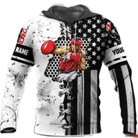 fashion sports boxing fighting taekwondo pullover casual 3d printing menwomen fun autumn zip hoodie