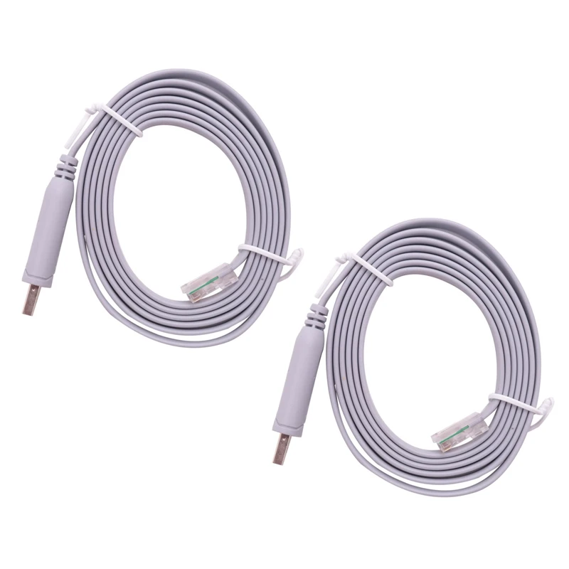 

2X USB To RJ45 For USB Console Cable FTDI 744664241835