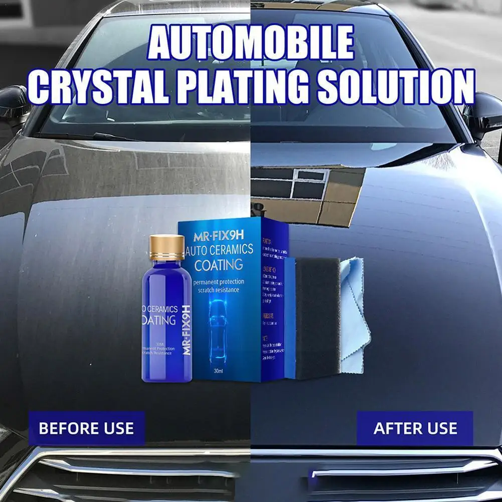 

9H Liquid Ceramic Car Paint Coating Anti Scratch Super Car Glass Polish Auto Detailing Liquid Auto Hydrophobic Coating Glas K0U4