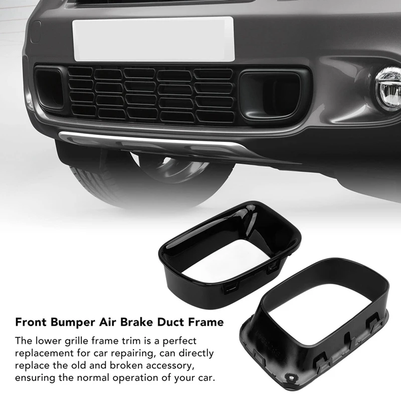 

2Pcs Car Front Lower Grille Frame Trim For BMW MINI R60 R61 51119803939 51119803940 Parts Accessories