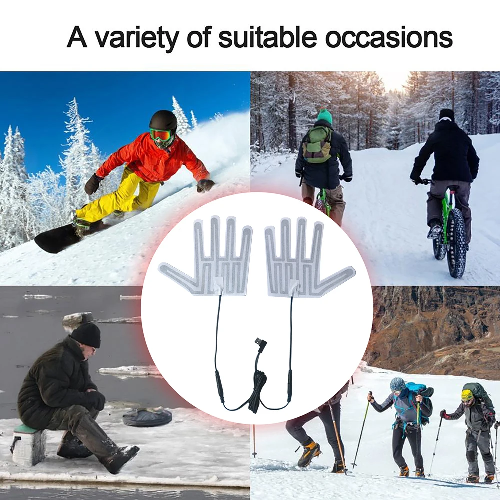 

Multifunctional Electric Heating Gloves Pads Multifunction Portable Electric Heating Pads Winter Outdoor Hand Warmer Accessories