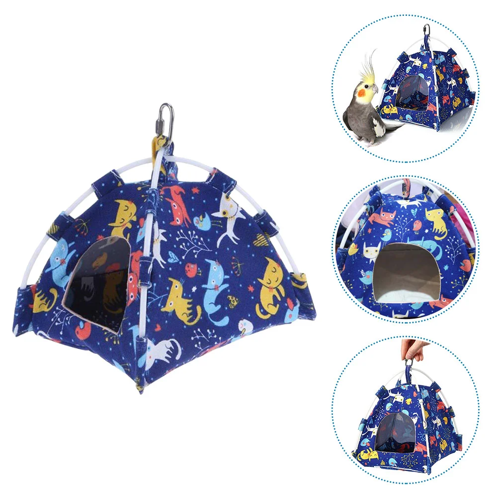 

Triangle Hammock Bird Supplies Pet Warm Nest Parrot Supply Hamster Tent Hanging Sleeping Bed Fabric