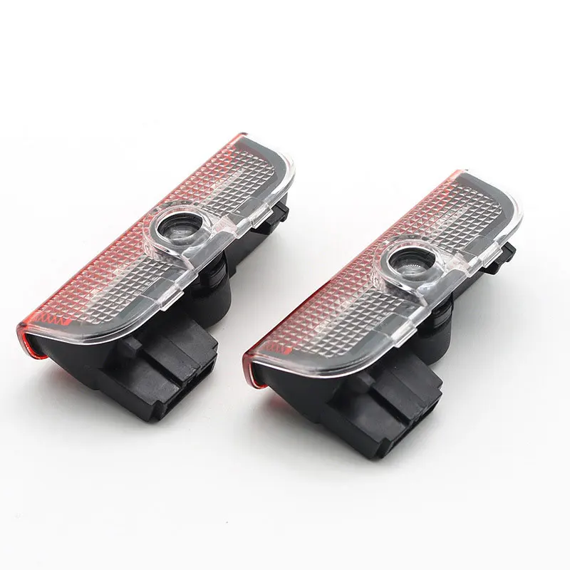 2 шт. Светодиодные автомобильные дверные фонари для VW Volkswagen Passat B6 B7 CC Golf 5 6 7 Jetta RLine R