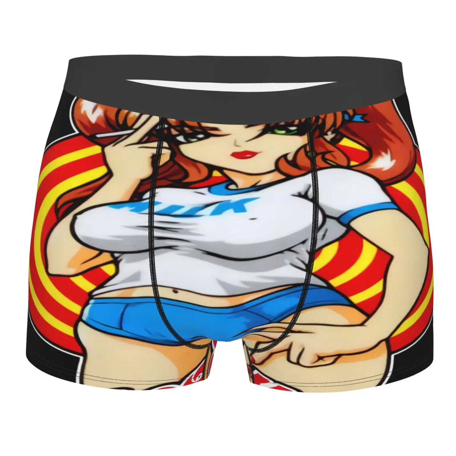 

Трусы-боксеры мужские с крючками, пикантное нижнее белье для медсестер, Мультяшные аниме для мальчиков