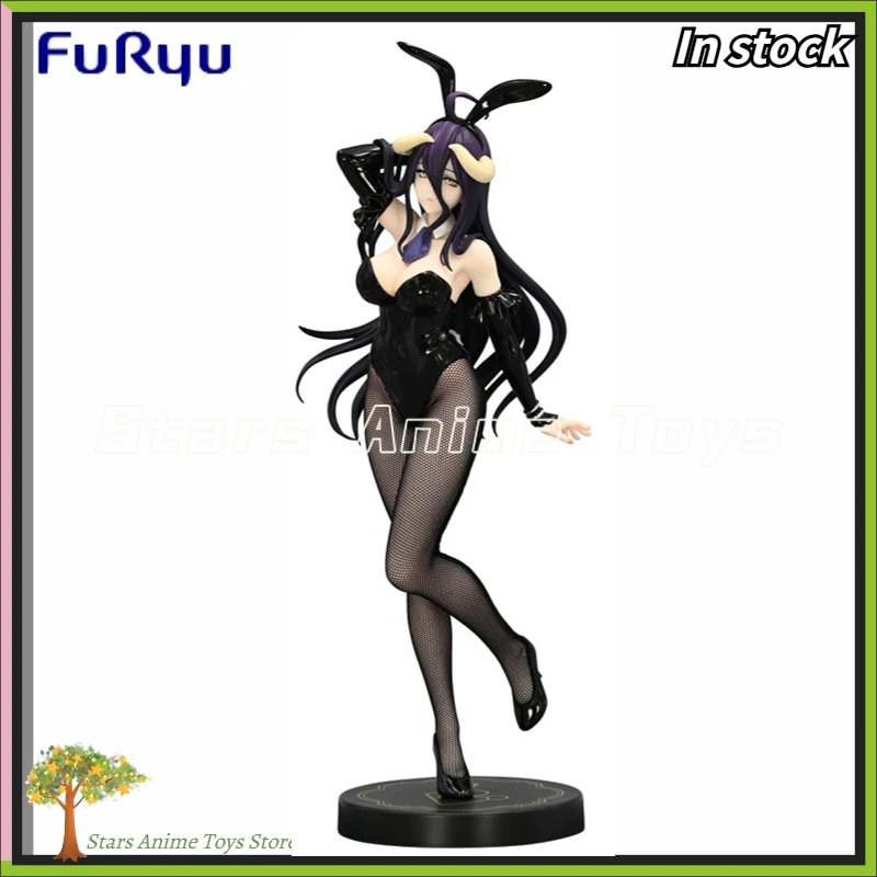 Фото Оригинальная фигурка FuRyu BiCute Bunnies Overlord Albedo Rabbit Girl Yar, черный, разные цвета, аниме, модель ручной работы, коллекция игрушек №3
