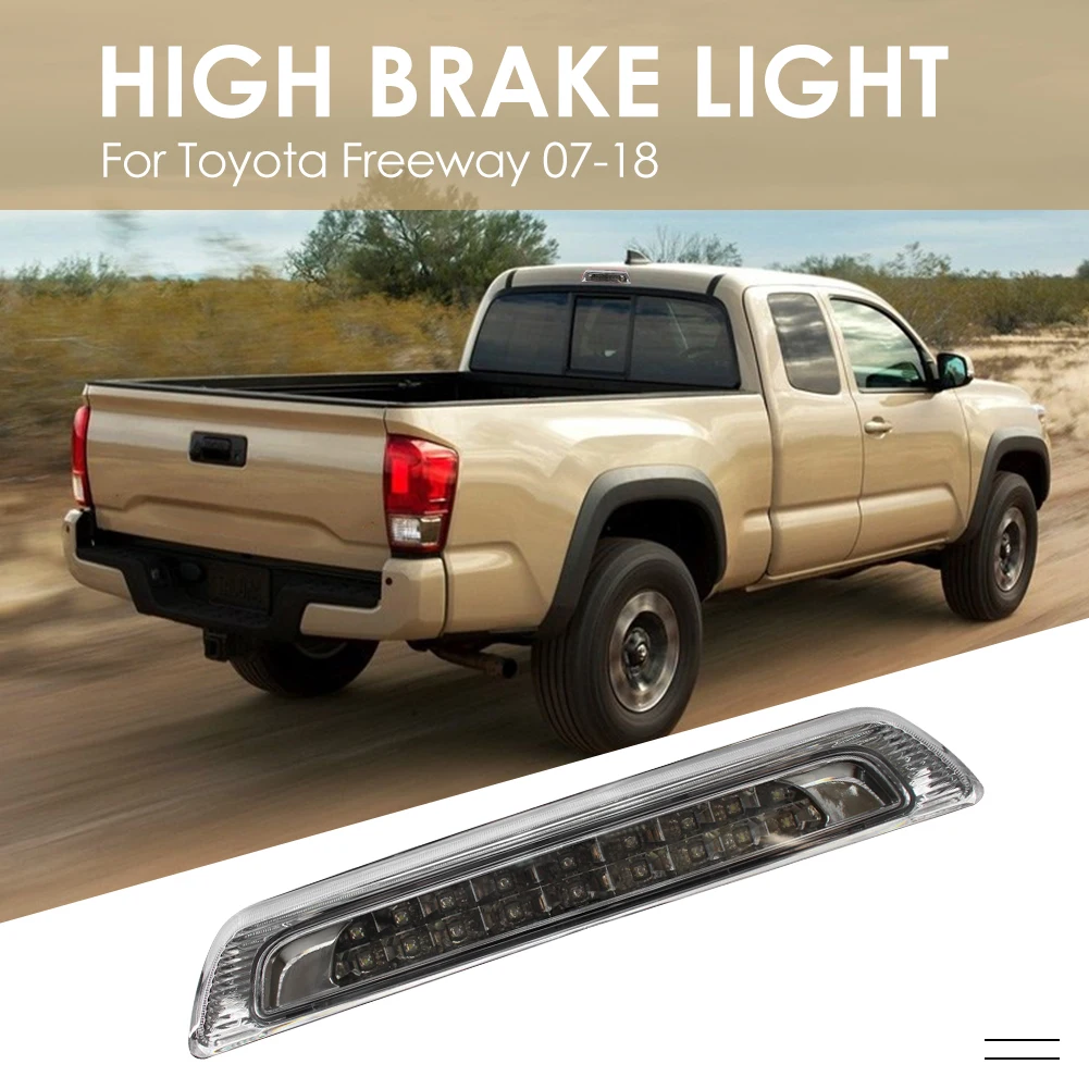 

Черный Задний тормозной фонарь, автомобильная стоп-лампа высокого уровня для Toyota Freeway 2007-2018