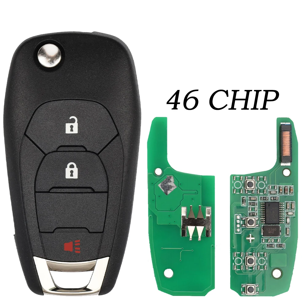 

SilKY LXP-T003 LXP-T004 Flip 315/433 МГц ID46 Дистанционный ключ от машины для Chevrolet Colorado Cruze Trailblazer Onix Tracker Onix RS Key
