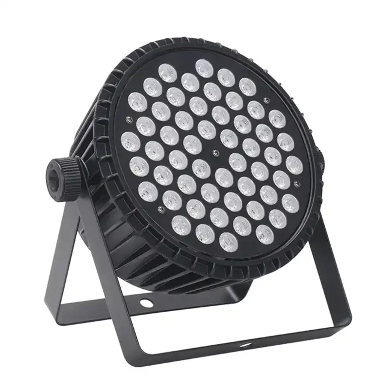 Фото Светодиодный прожектор 54x3W Full Color LED Flat Par с эффектом заливающего света, для дискотек, баров, клубов, вечеринок, свадеб, концертов, DMX512, сценическое освещение, световое оборудование для мероприятий и шоу. №4