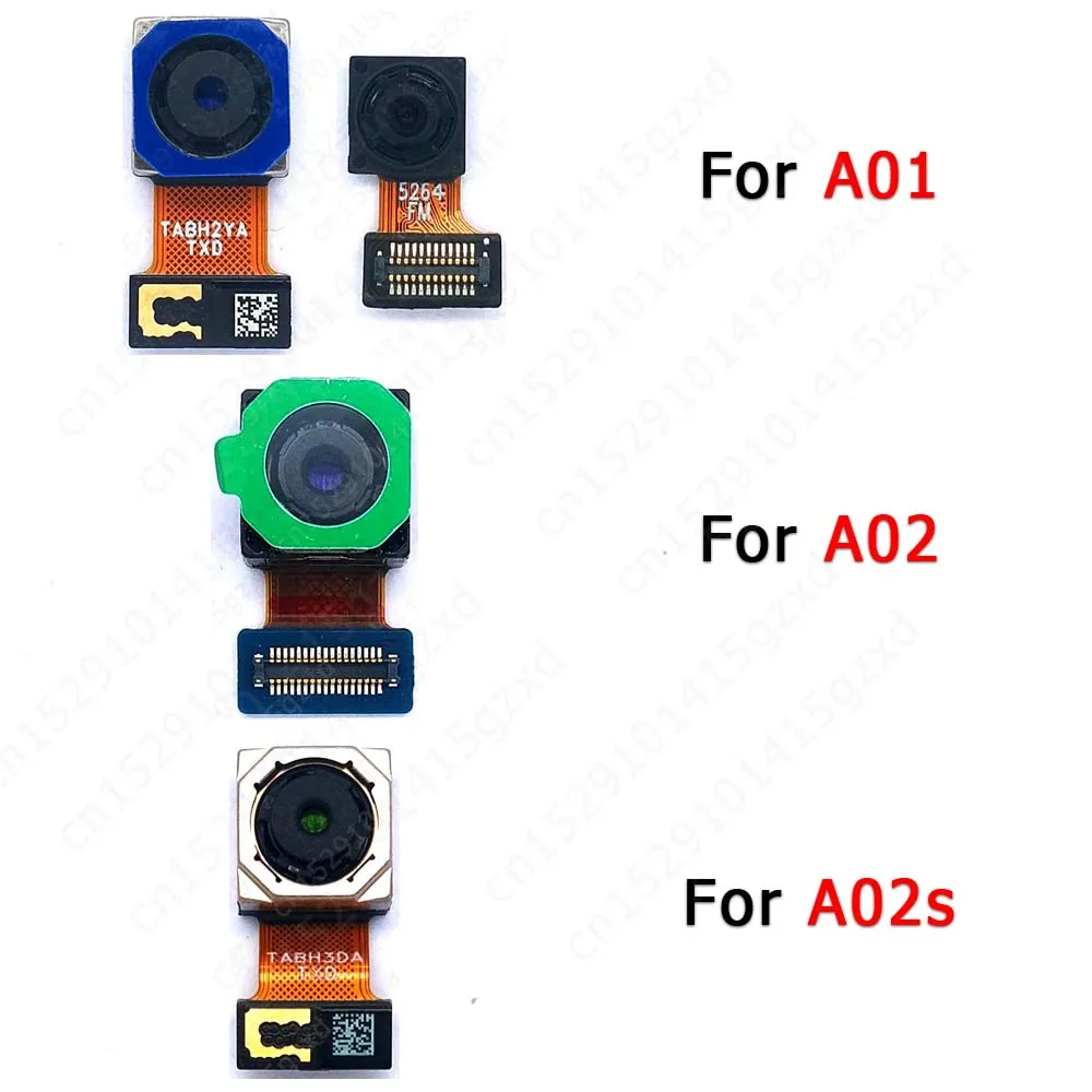 

Original Front Back Camera For Samsung Galaxy A01 A02 A02s Small Selfie Frontal Rear Backside Flex Camera Module Spare Parts