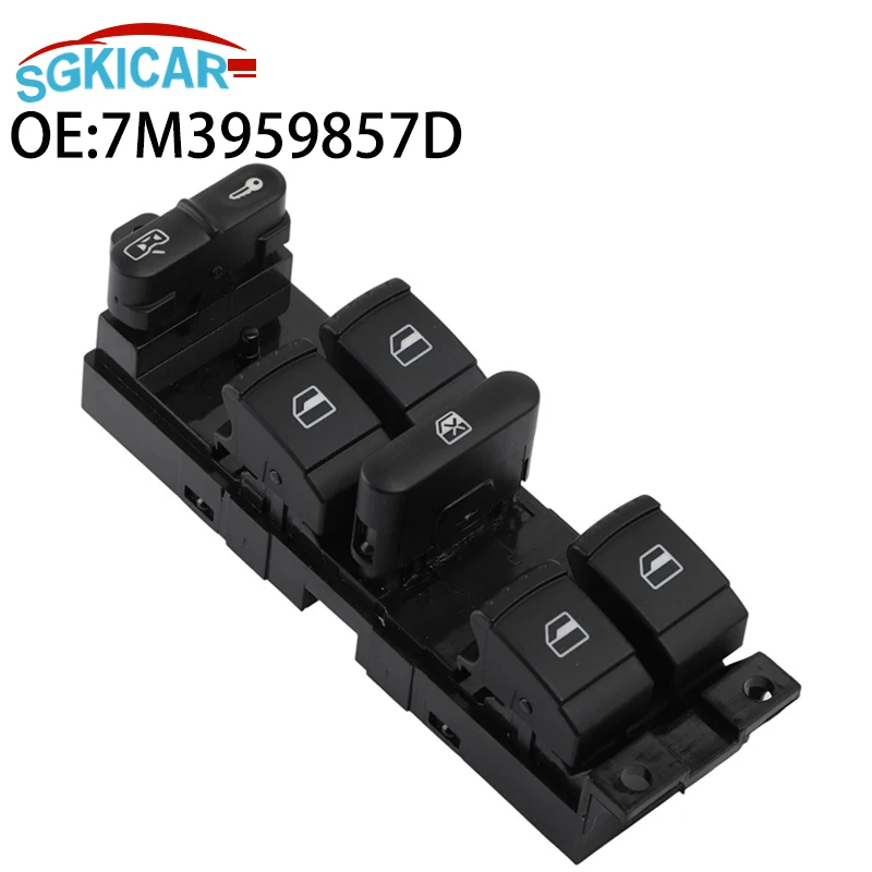 

ODIDIO 7M3959857D Кнопка включения стеклоподъемника автомобиля для VW Sharan 2004 2005 2010 Seat Alhambra