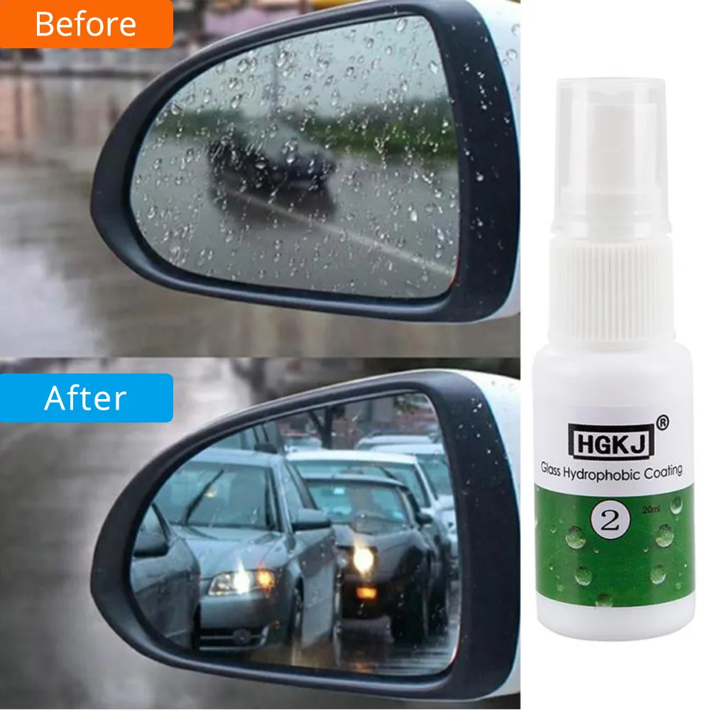 

HGKJ-2 Car Glass Rainproof Agent Nano Hydrophobic Polishers Electric Car Coating Automobile Car Cleaning Car Tools Auto Glass