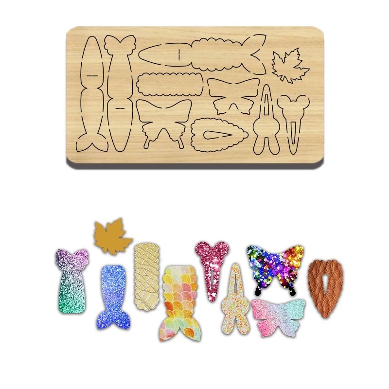 K205 Разнообразные шпильки бабочки листья кроличьи уши штампы с Микки подходящие