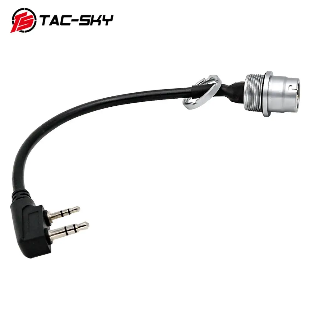 TS TAC-SKY PRC ptt 6pin u94 ptt and AN/PRC 148 152 152A virtual radio enclosure walkie talkie DIY connector U 283 U-283